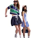 Koton Mini Pileli Elbise İnce Askılı Slim Fit