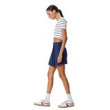 Koton Mini Şort Etek Pileli Standart Bel Slim Fit Pamuklu