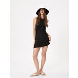 Koton Mini Triko Elbise Bodycon Kolsuz Halter Yaka Dar Kesim