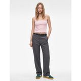 Koton Modal Karışımlı Slim Fit Kare Yaka Kolsuz Bluz - Pembe