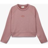 Koton Modal Karışımlı Uzun Kollu Bisiklet Yaka Sweatshirt - Mor - 7 - 8 Yaş