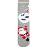 Koton Noel Baba Baskılı Soket Çorap - Standart - Gri