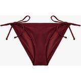 Koton Normal Bel Astarlı Biyeli Yanları Ipli Bikini Altı - Bordo - 34