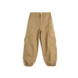 Koton Normal Bel Cep Detaylı Jogger Pantolon, Kız Çocuk, Haki, 9/10 Yaş