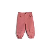 Koton Normal Bel Cep Detaylı Plastik Detaylı Lastikli Paça Pantolon, Kız Bebek, Pembe, 4/5 Ay
