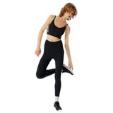 Koton Normal Bel Dikiş Detaylı Skinny Fit Yumuşak Tuşe Spor Tayt