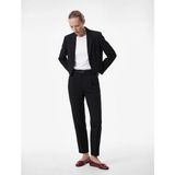 Koton Normal Bel Düz Paça Kemer Detaylı Slim Fit Cigarette Pantolon - Siyah - 38
