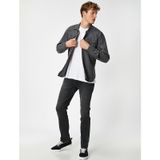 Koton P JEAN SLIM Gri Dar Erkek Kot Pantolon