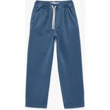 Koton Pamuklu Beli Bağcıklı Cepli Rahat Kesim Denim Pantolon - Mavi - Relax - 7 - 8 Yaş