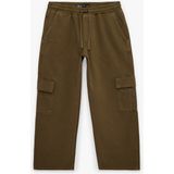 Koton Pamuklu Beli Bağcıklı Cepli Straight Fit Jean Kargo Pantolon - Yeşil - 44