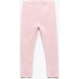 Koton Pamuklu Beli Lastikli Ribanalı Basic Pembe Kız Bebek Tayt 6WMG40016AK - 4 - 5 Yaş - Açık Pembe