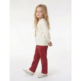 Koton Pamuklu Cep Detaylı Geniş Paça Pantolon - Bordo - Loose - 9 - 12 Ay