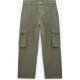 Koton Pamuklu Cepli Straight Fit Kargo Jean Pantolon - Yeşil - 40