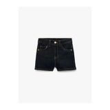 Koton Pamuklu Denim Koyu İndigo Kız Çocuk Şort 6Skg40109Ad
