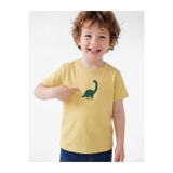 Koton Pamuklu Dinozor Baskılı Yeşil Erkek Bebek T-Shirt 6Smb10007Tk
