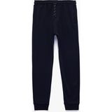 Koton Pamuklu Erkek Çocuk Basic Jogger Eşofman Altı Normal Bel Lacivert Lastikli Paça Özellikli - 9 - 10 Yaş