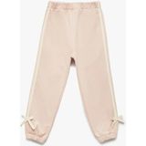 Koton Pamuklu Fiyonk Detaylı Şardonlu Jogger Pembe Kız Bebek Eşofman Altı 6WMG40057AK - 9 - 12 Ay - Açık Pembe