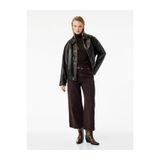 Koton Pamuklu Geniş Paça Kemerli Crop Pantolon - Wide Leg Jeans