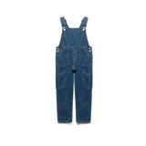 Koton Pamuklu Kare Yaka Ayarlanabilir Askılı Uzun Denim Salopet Tulum
