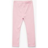 Koton Pamuklu Kaşkorse Beli Lastikli Basic Uzun Tayt - 12 - 18 Ay - Pembe