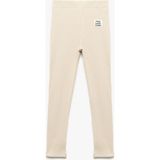 Koton Pamuklu Kaşkorse Ribana Detaylı Ekru Bilek Boy Tayt Kız Çocuk İçin Slim Fit Konforlu Tasarım - 4 - 5 Yaş
