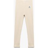 Koton Pamuklu Kaşkorse Ribana Detaylı Ekru Bilek Boy Tayt Kız Çocuk İçin Slim Fit Konforlu Tasarım - 4 - 5 Yaş