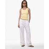 Koton Pamuklu Kaşkorse Slim Fit U Yaka Fitilli Atlet - Sarı