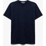 Koton Pamuklu Kısa Kollu Bisiklet Yaka Basic Erkek Slim Fit Tişört - Lacivert