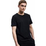 Koton Pamuklu Kısa Kollu Bisiklet Yaka Slim Fit Erkek Basic Tişört - Siyah - 2XL