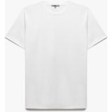 Koton Pamuklu Kısa Kollu Slim Fit Bisiklet Yaka Erkek Basic Tişört - Beyaz