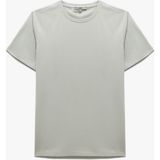 Koton Pamuklu Kısa Kollu Slim Fit Bisiklet Yaka Erkek Basic Tişört - Gri