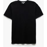 Koton Pamuklu Kısa Kollu Slim Fit Bisiklet Yaka Erkek Basic Tişört - Siyah