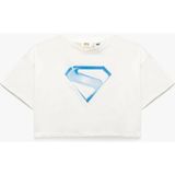 Koton Pamuklu Lisanslı Superman Baskılı Kısa Kollu Tişört - Ekru - 9 - 10 Yaş