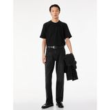 Koton Pamuklu Regular Fit Tok Kumaş Kısa Kollu Bisiklet Yaka Basic Tişört - Siyah - 2XL