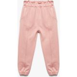 Koton Pamuklu Şardonlu Cepli Jogger Pembe Kız Bebek Eşofman Altı 6WMG40027AK - 9 - 12 Ay - Açık Pembe