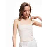 Koton Pamuklu Slim Fit Kolsuz Kare Yaka Atlet