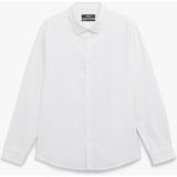 Koton Pamuklu Uzun Kollu Klasik Yaka Slim Fit Gömlek - Beyaz