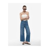 Koton Pamuklu Yüksek Bel Bol Paça Denim Pantolon - Culotte Jeans