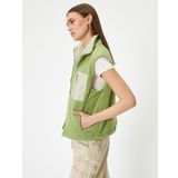 KOTON Polar Outdoor Yelek Dik Yaka Cepli