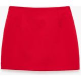 Koton Regular Fit A Kesim Mini Etek - Kırmızı - 36