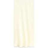 Koton Regular Fit A Kesim Viskon Maxi Etek - Sarı - 36