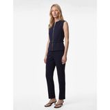 Koton Regular Fit Cep Detaylı Normal Bel Düz Paça Kumaş Pantolon - Lacivert - 40