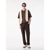 Koton Regular Fit Düğmeli Cepli Viskon Karışımlı Kumaş Pantolon - Kahve - 38