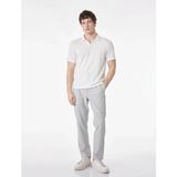 Koton Regular Fit Kısa Kollu Dokulu Ekru Erkek Polo Yaka T-Shirt 6SAM10007MK - XL
