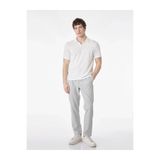 Koton Regular Fit Kısa Kollu Dokulu Ekru Erkek Polo Yaka T-shirt 6SAM10007MK