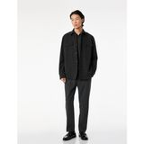 Koton Regular Fit Viskon Karışımlı Cepli Beli Bağcıklı Kumaş Pantolon - Siyah - 42