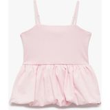 Koton Ribanalı Ince Askılı Kolsuz Pamuklu Bluz - Pembe - 9 - 10 Yaş