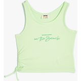 Koton Shirred Detail Tank Top - 4 - 5 Yaş - Yeşil