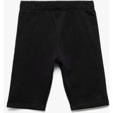Koton Siyah Pamuklu Basic Kısa Tayt Kız Çocuk İçin Normal Bel Slim Fit Tasarım - 7 - 8 Yaş