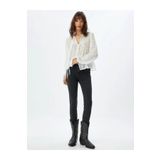 Koton Skinny Fit Siyah Kadın Jean Pantolon 5wal40205md
